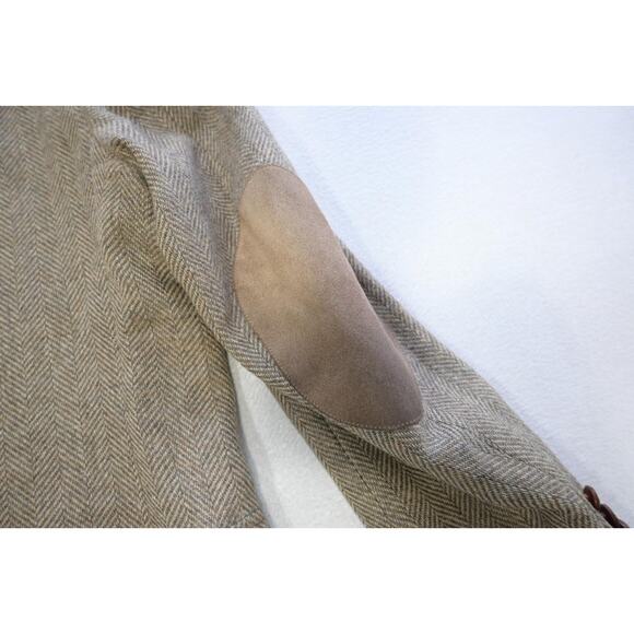 VTG Boston Harbor Tweed Handwoven Wool Blazer Sports Jacket Mens Sz 38 R - Picture 7 of 13